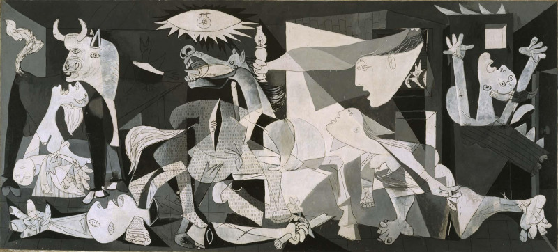 Peinture anti-guerre Guernica de Pablo Picasso